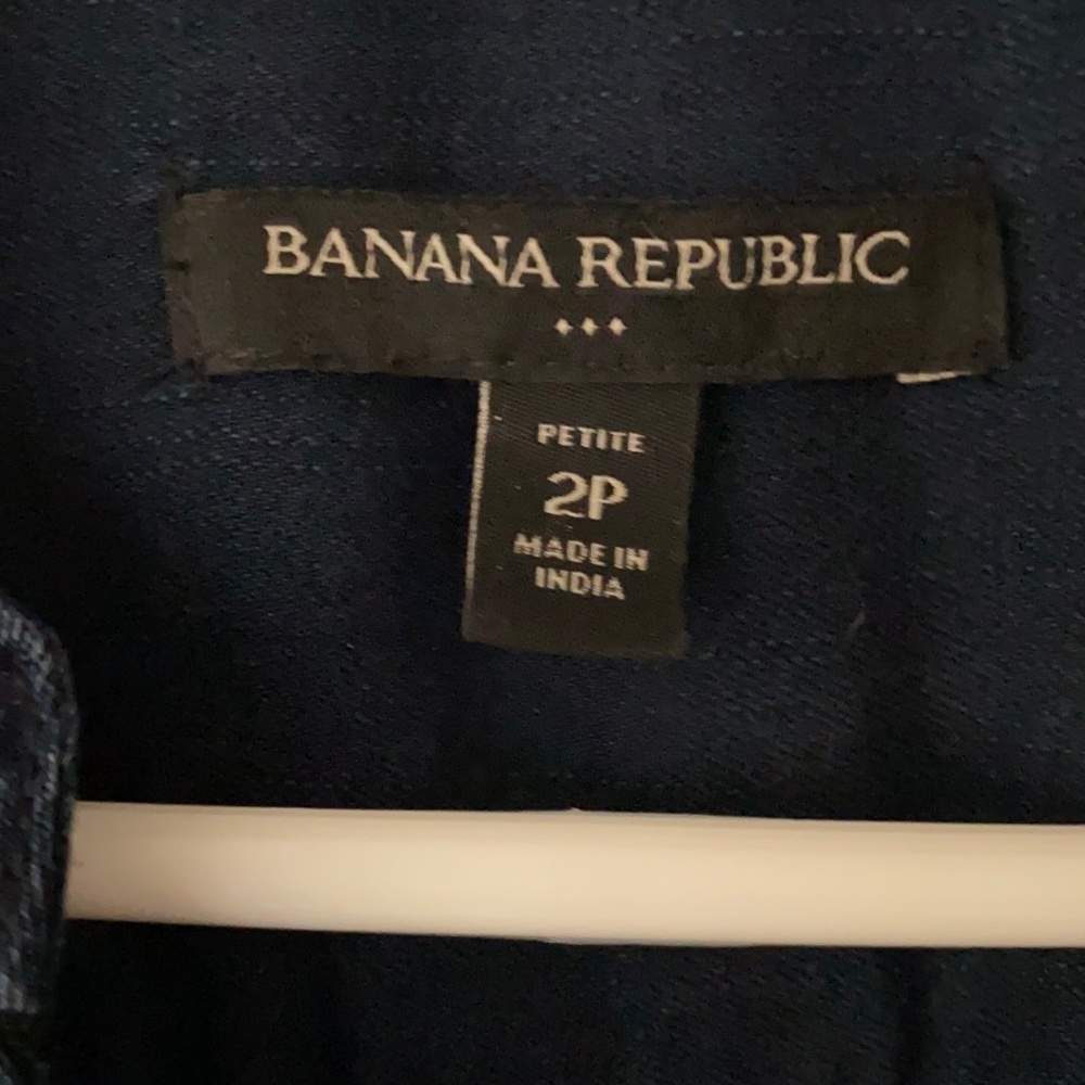Banana Republic navy shirt dress/tunic - Picture 5 of 6